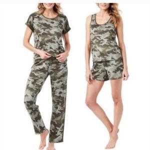 LUCKY BRAND WOMEN’S SUPER SOFT KNIT 4 PIECE PAJAMA SET